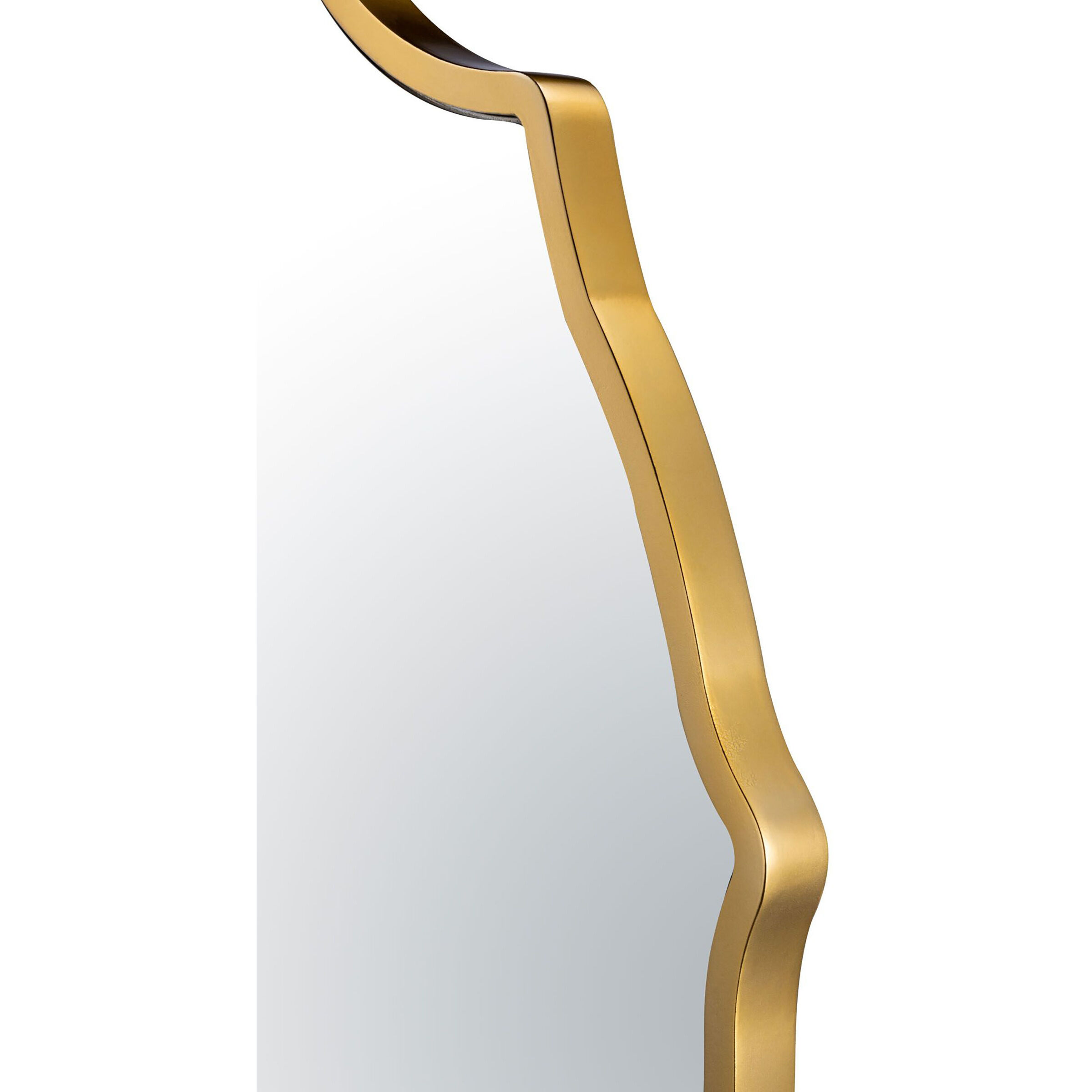 Not Baroque - en 40 X 40 inch Gold Wall Mirror, Tamara Day Collaboration