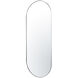 Capsule 60 X 24 inch Chrome Wall Mirror