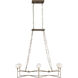 Bodie LED 36.5 inch Havana Gold Linear Pendant Ceiling Light