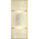 Morgan Sconce Wall Light in Satin Brass