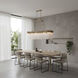 Matrix 12 Light 72 inch Havana Gold Linear Pendant Ceiling Light
