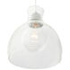 Spinners 1 Light 9 inch Clear Pendant Ceiling Light