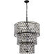 Windsor 13 Light 31.75 inch Carbon and Havana Gold Chandelier Ceiling Light
