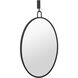 Stopwatch 33.25 X 22.25 inch Black Powder Room Mirror, Varaluz Casa