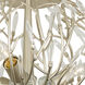 Bask 3 Light 18 inch Gold Dust Semi-Flush Ceiling Light