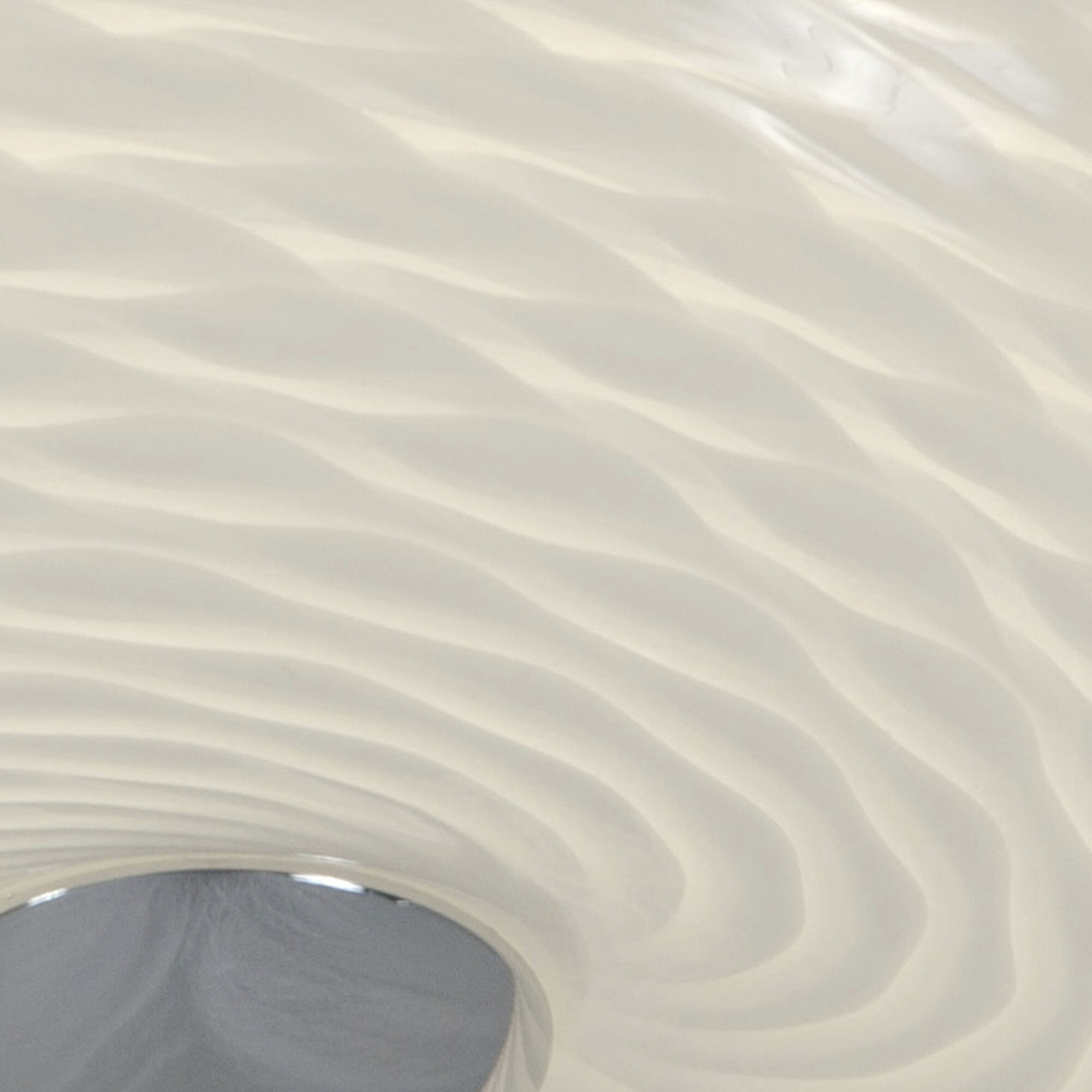 Swirled 2 Light 12 inch Chrome Flush Mount Ceiling Light