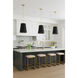 Coco 9 Light 20 inch Matte Black/French Gold Foyer Pendant Ceiling Light