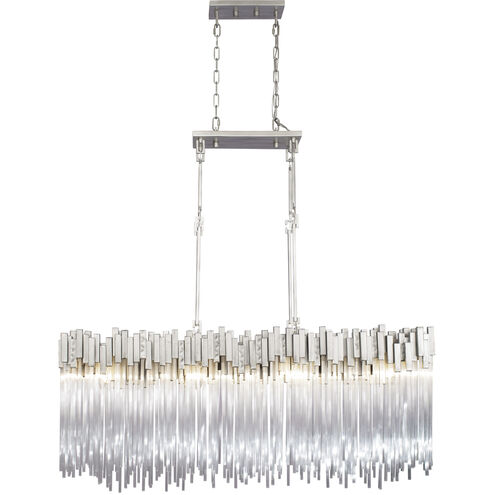 Matrix 8 Light 48.25 inch Rainy Night Linear Pendant Ceiling Light