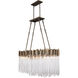 Matrix Linear Pendant Ceiling Light in Havana Gold, 6