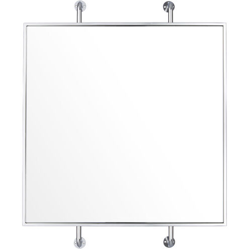 Tycho 33 X 26 inch Polished Nickel Wall Mirror, Varaluz Casa