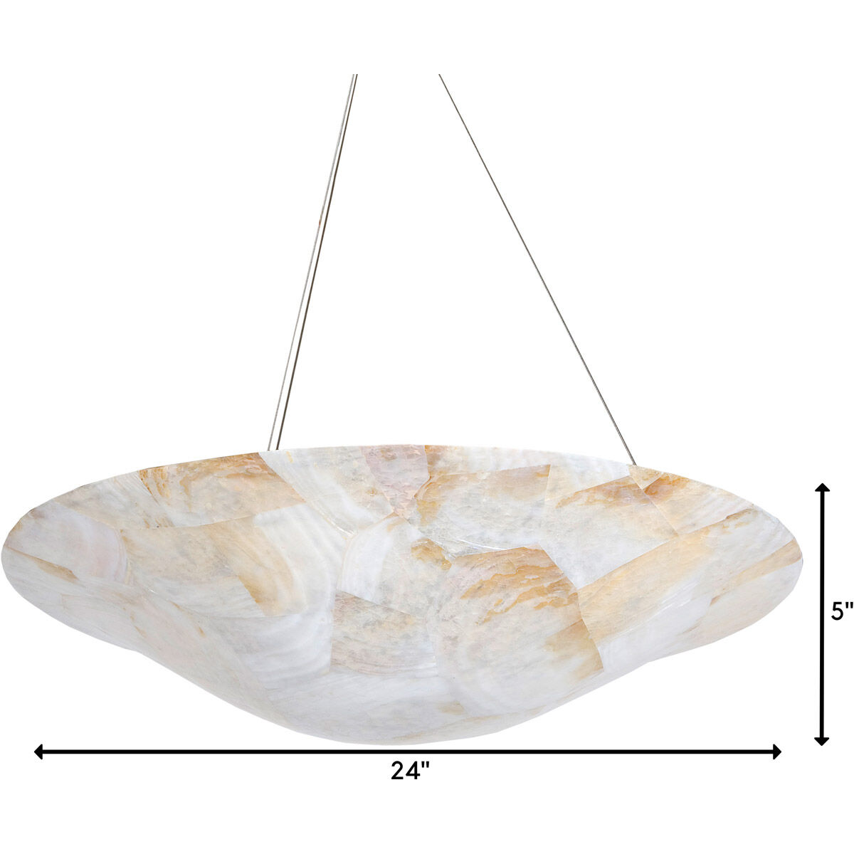 Big 4 Light 24 inch Kabebe Chandelier Ceiling Light