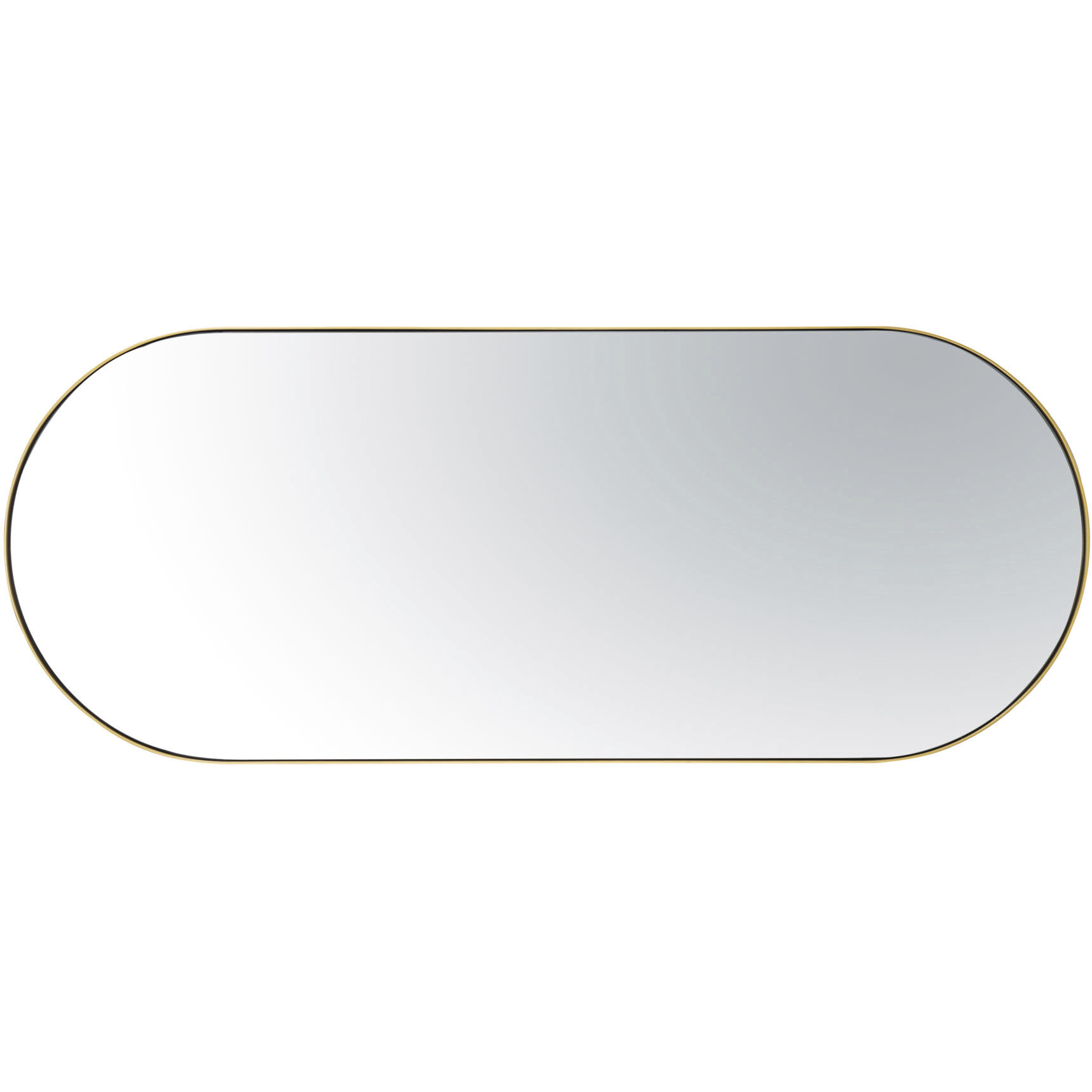 Capsule 60 X 24 inch Gold Wall Mirror