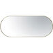Capsule 60 X 24 inch Gold Wall Mirror
