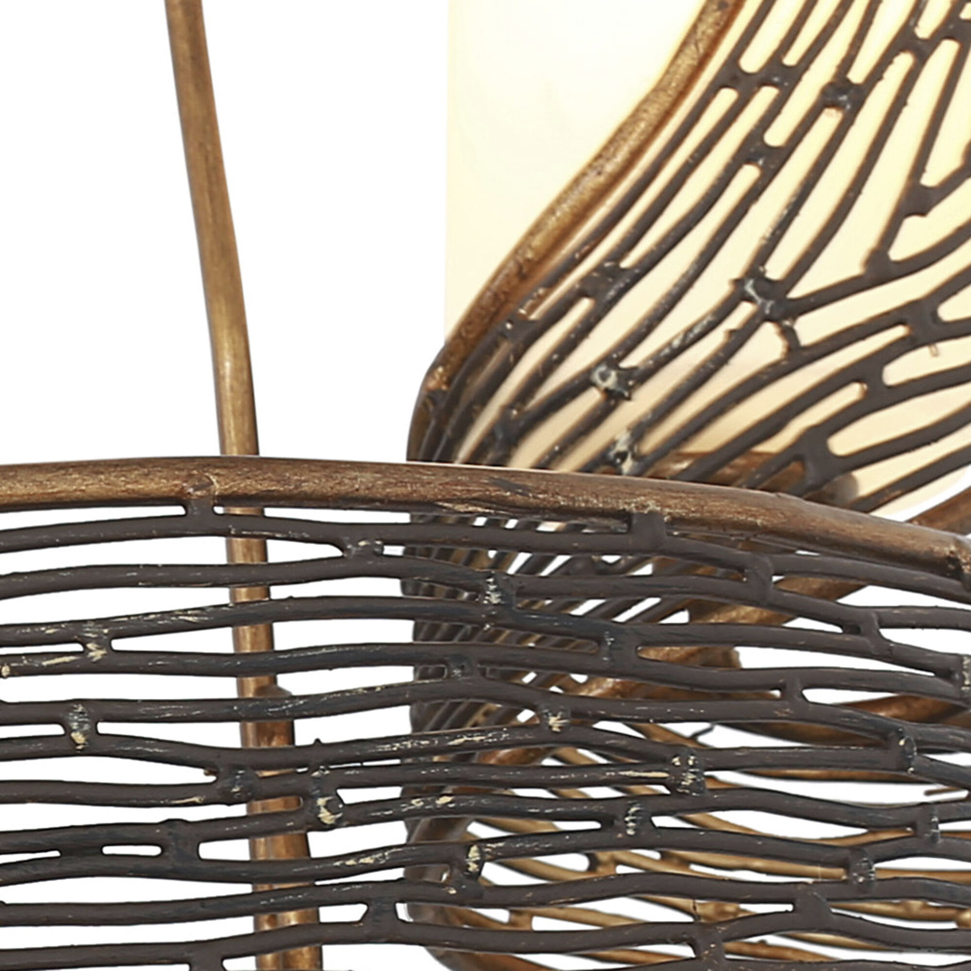 Flow 6 Light 28.5 inch Hammered Ore Chandelier Ceiling Light