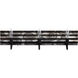 Flynne 3 Light 25 inch Ombre Galvanized Bath Vanity Light Wall Light