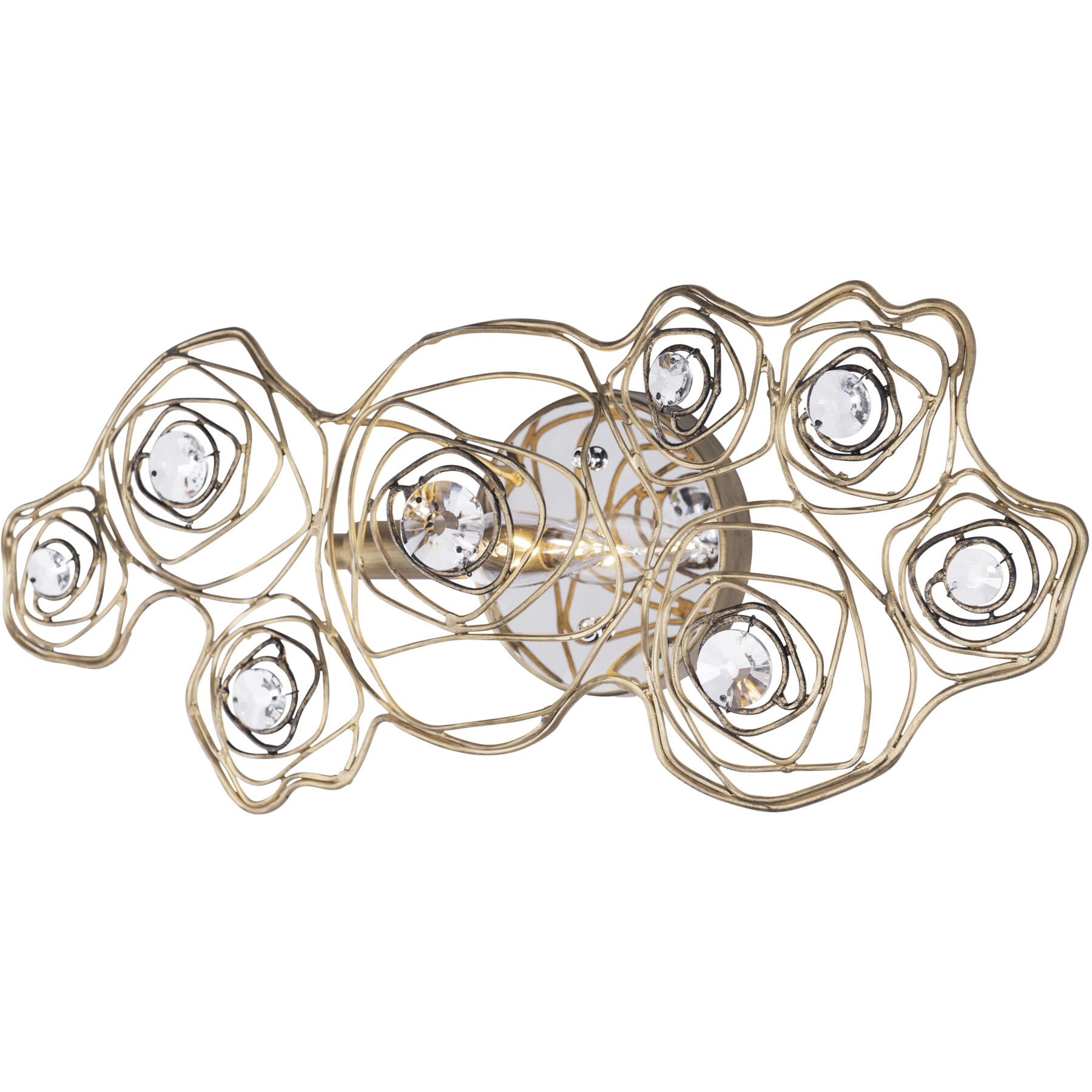 Ethereal Rose 1 Light 8.5 inch Havana Gold Ombre Wall Sconce Wall Light
