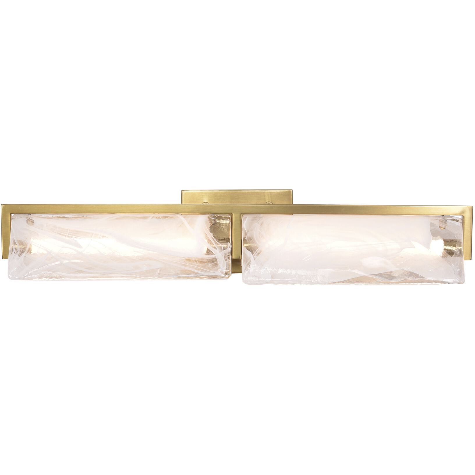 Mingle 2 Light 25.5 inch Satin Brass Bath Vanity Light Wall Light