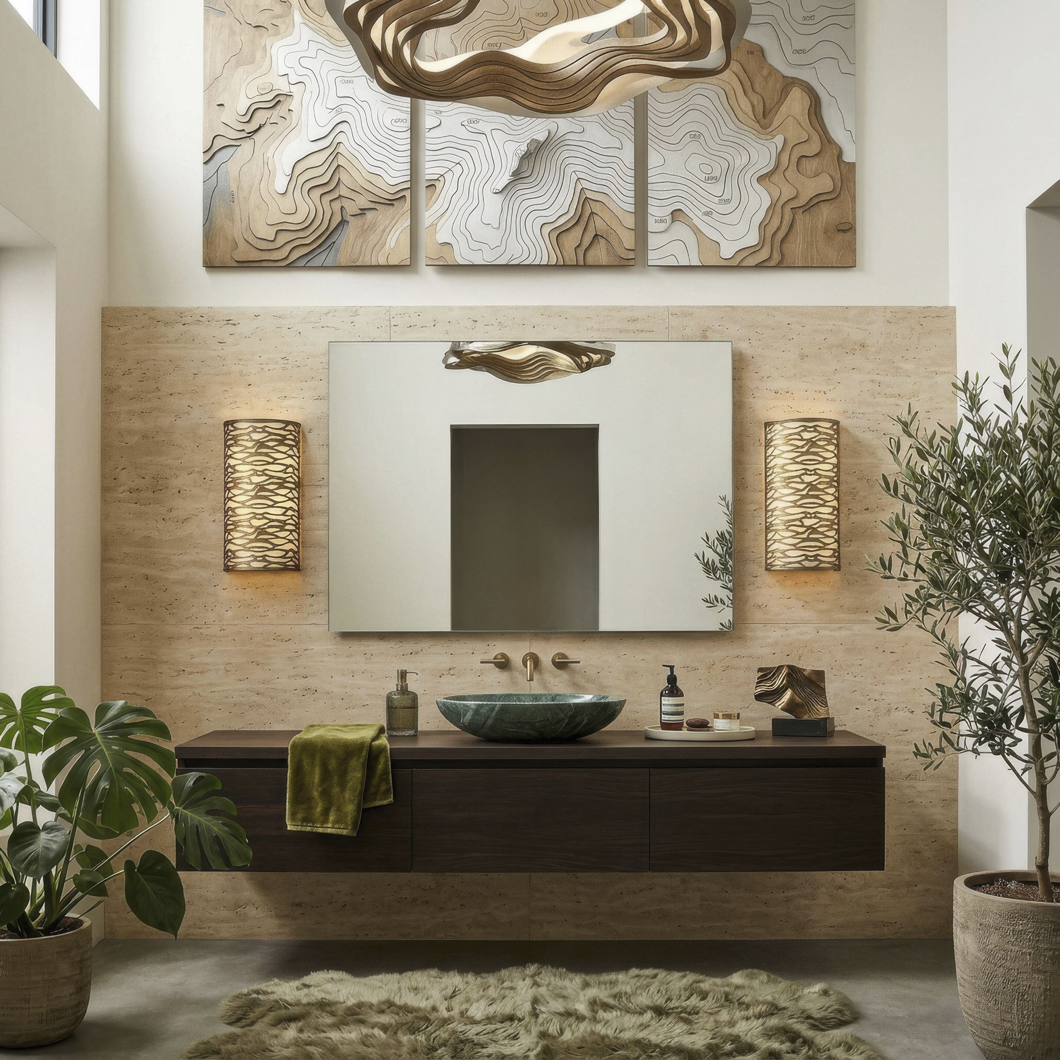 Kato 2 Light 10 inch REF Wall Sconce Wall Light in Havana Gold