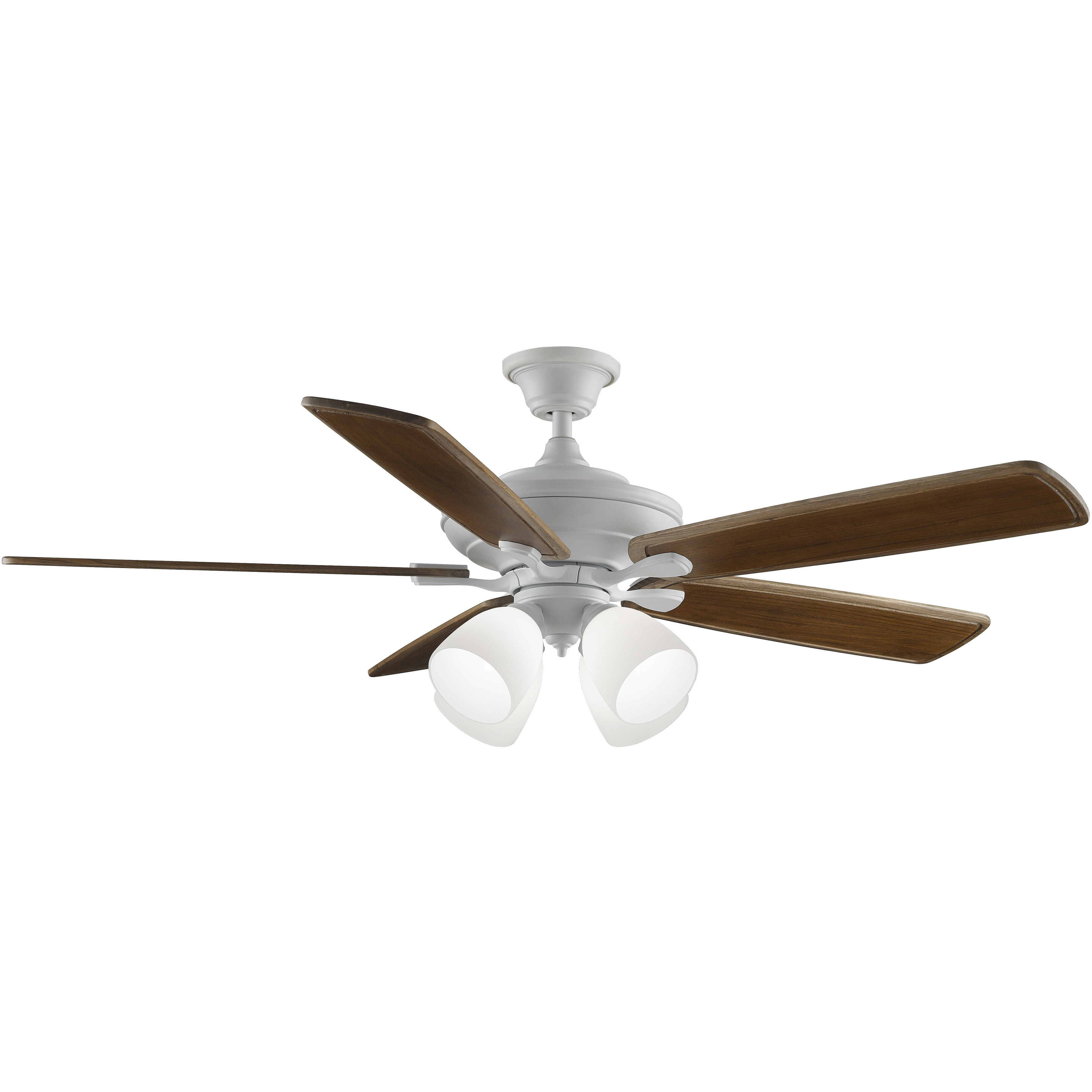 myFanimation Matte White Fan Motor Only, Blades Sold Separately, Motor Only