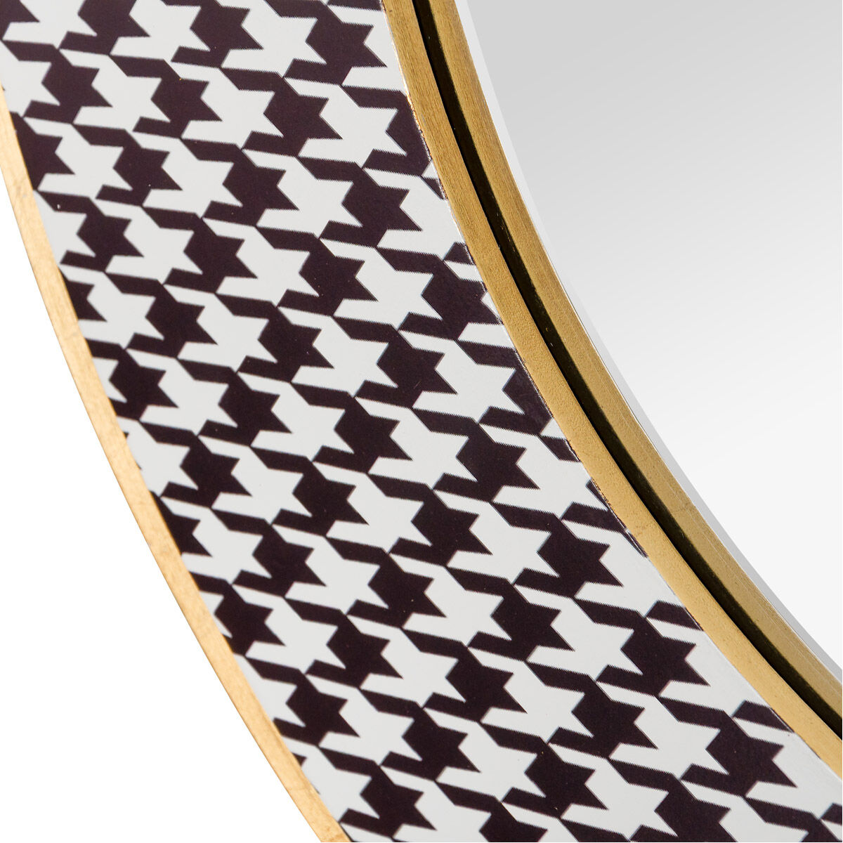 Azzezzi 30 X 30 inch Black/White/Gold Mirror, Varaluz Casa