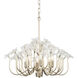 Wildflower 6 Light 26 inch Gold Dust Chandelier Ceiling Light, Smithsonian Collaboration