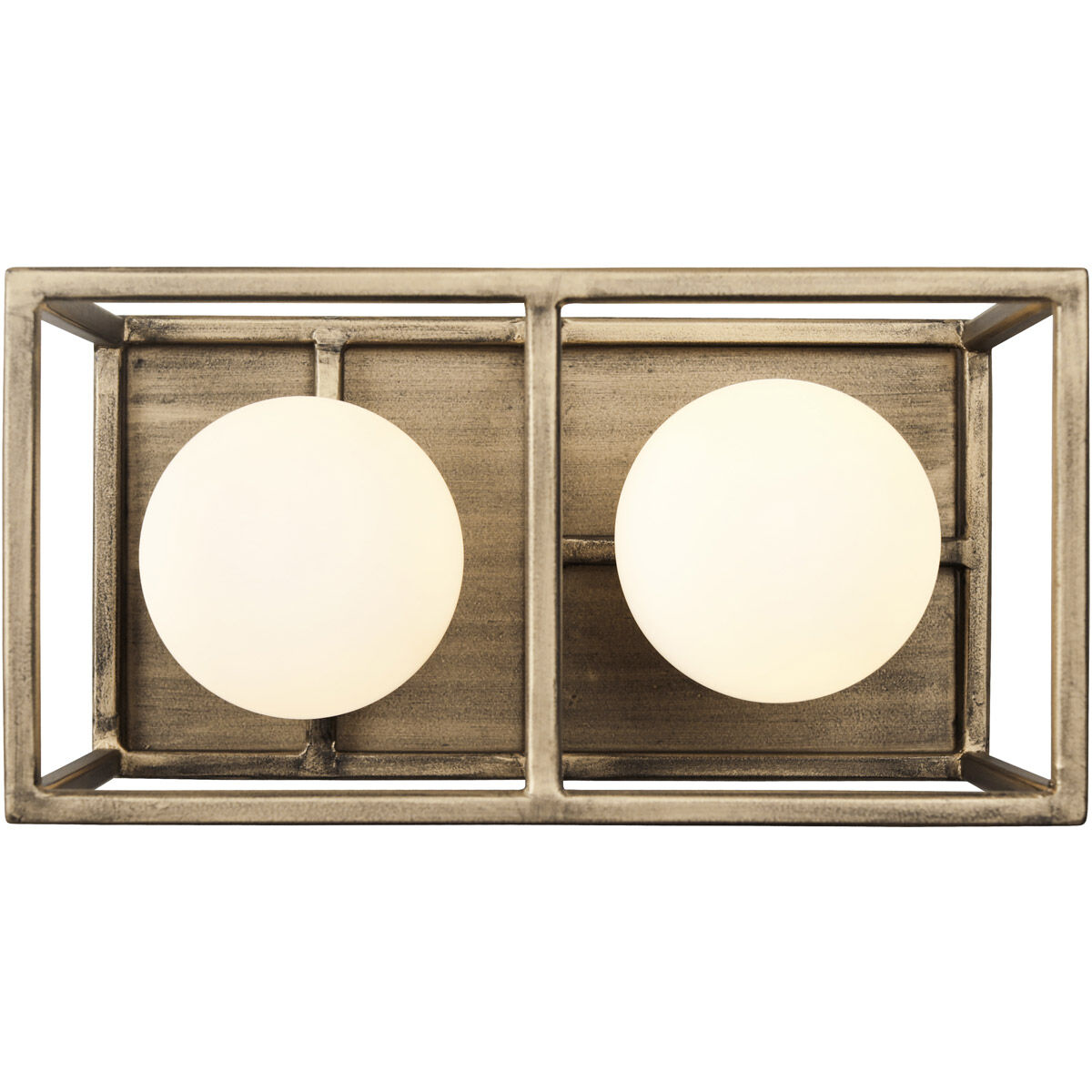 Plaza LED 9.63 inch Havana Gold and Carbon Bath Vanity Wall Light