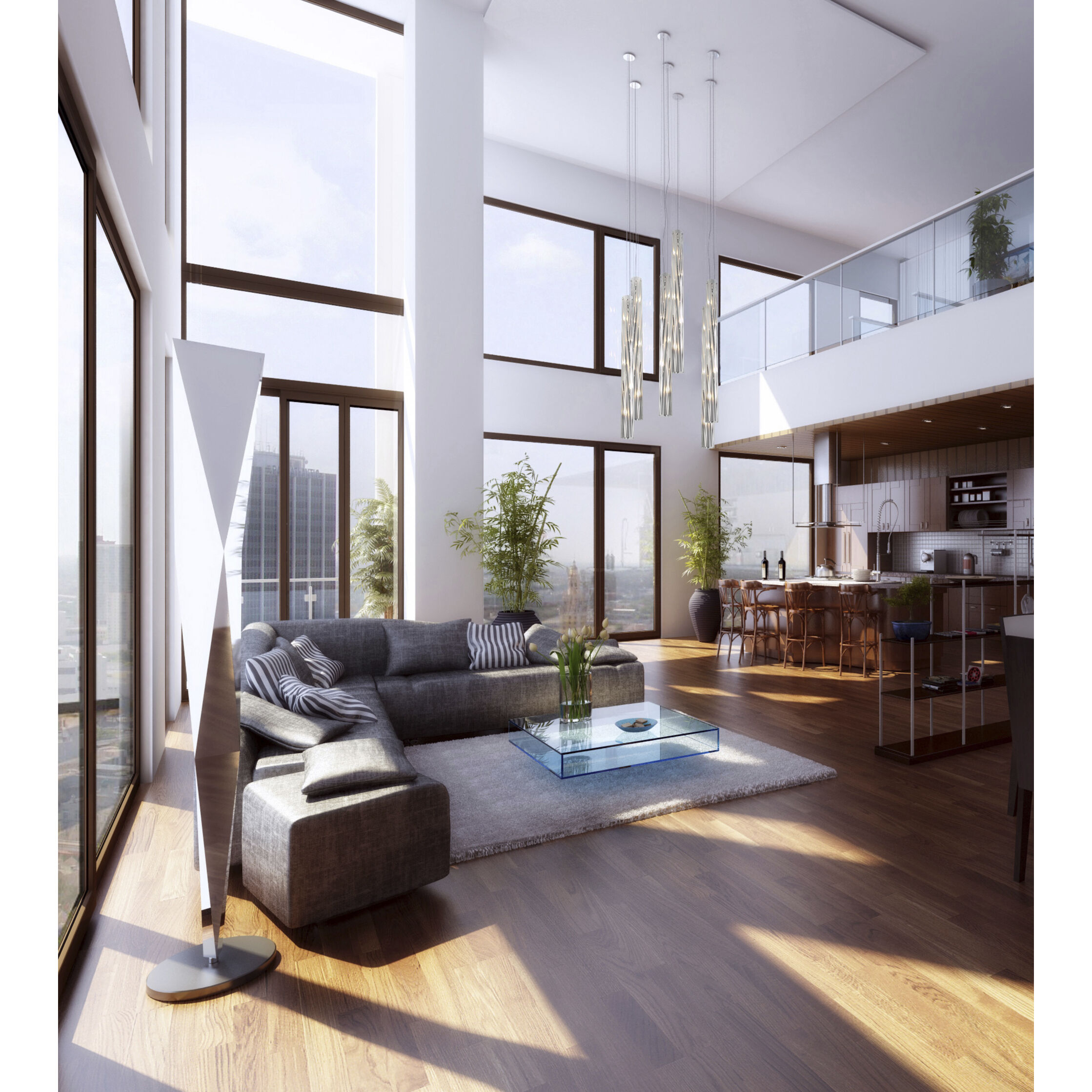 Chroman Empire 5 Light 4.75 inch Chrome Pendant Ceiling Light