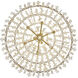 Kalani 10 Light 28 inch French Gold Chandelier Ceiling Light, Smithsonian Collaboration