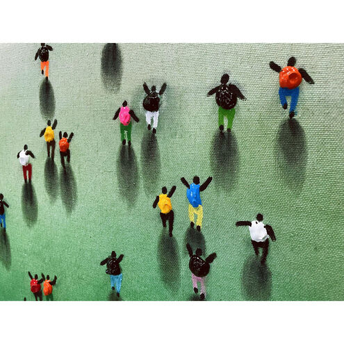 Social Climber Multi-color Wall Art