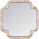 Swiss 50 X 50 inch Poplar Burl with Weathered Brass Wall Mirror
