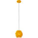 Urchin 1 Light 6.25 inch Un-Mellow Yellow Mini Pendant Ceiling Light