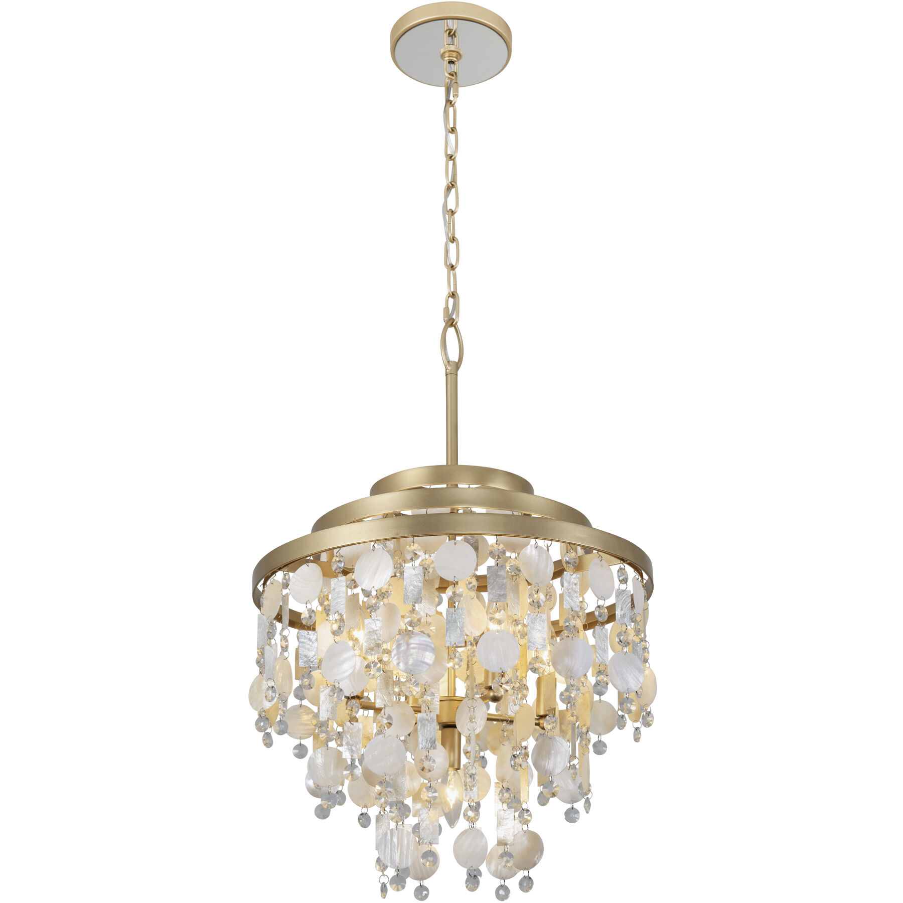 Kalani 5 Light 20 inch French Gold Chandelier Ceiling Light