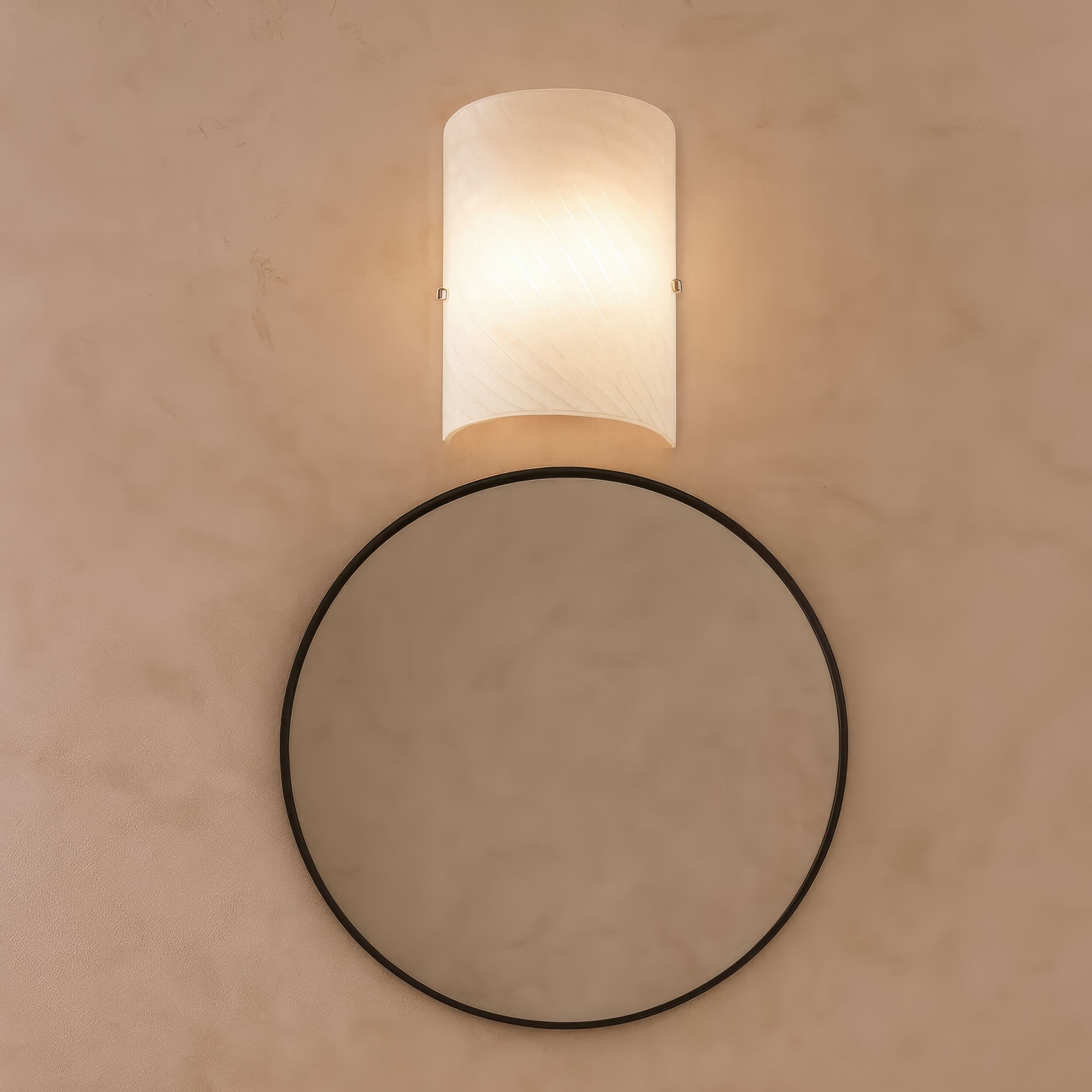 Swirled 2 Light 8 inch Chrome ADA Wall Sconce Wall Light