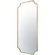 Carlton 50 X 24 inch Gold Wall Mirror, Tamara Day Collaboration