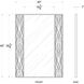 Estela 40 X 30 inch Matte Black and French Gold Wall Mirror, Smithsonian Collaboration