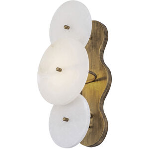 Cosmos 1 Light 6 inch Havana Gold Sconce Wall Light, Smithsonian Collaboration