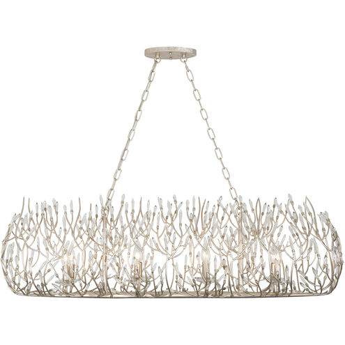 Bask 8 Light 48 inch Gold Dust Linear Pendant Ceiling Light