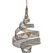 Flow 3 Light 18 inch Gold Pendant Ceiling Light
