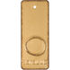 Banana Leaf Wall Sconce Wall Light in 2, Gold with Dark Edging