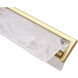 Mingle 3 Light 38 inch Satin Brass Bath Light Wall Light