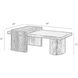 Westwood 54 X 29 inch Toasted Oak with Ash Blonde Coffee Table