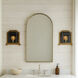 Gaslighter 1 Light 14.25 inch Blackened Zinc and Heritage Bronze Wall Sconce Wall Light