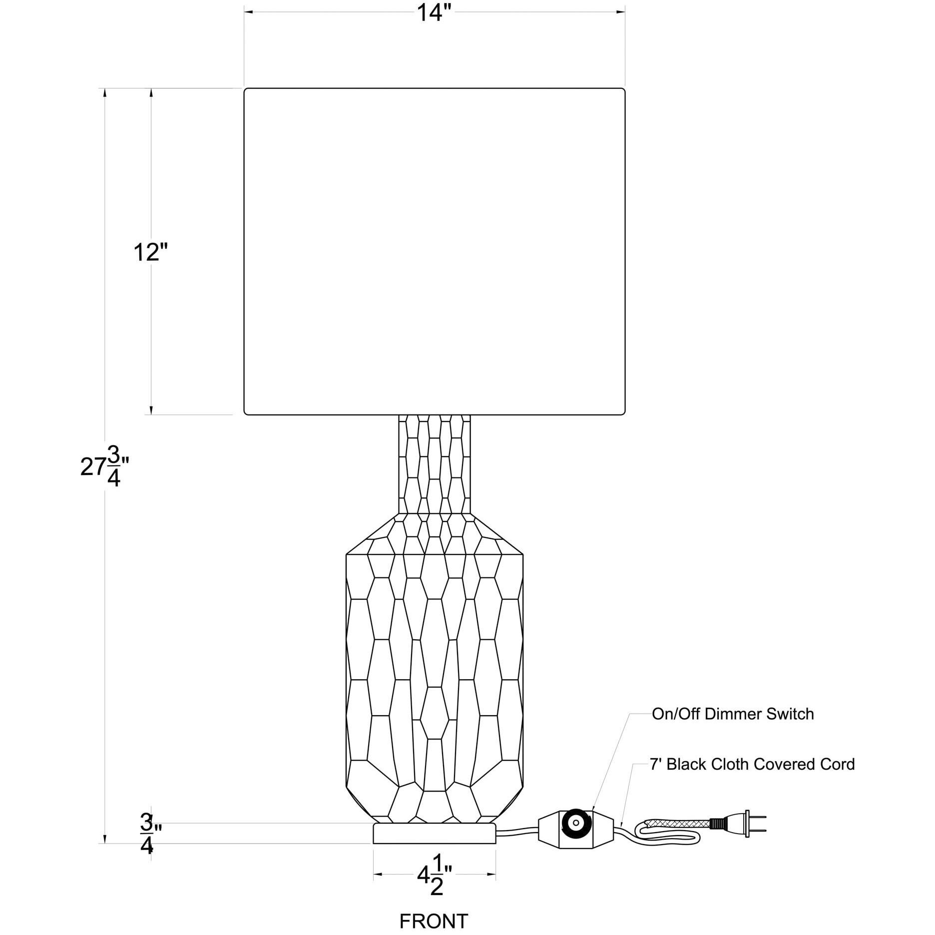 Takko 27.75 inch 100.00 watt Apothecary Gold and Slate Brown Table Lamp Portable Light