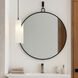 Stopwatch 43.25 X 40 inch Black Accent Mirror, Varaluz Casa
