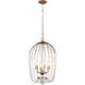 Voliere 6 Light 17 inch Havana Gold Pendant Ceiling Light