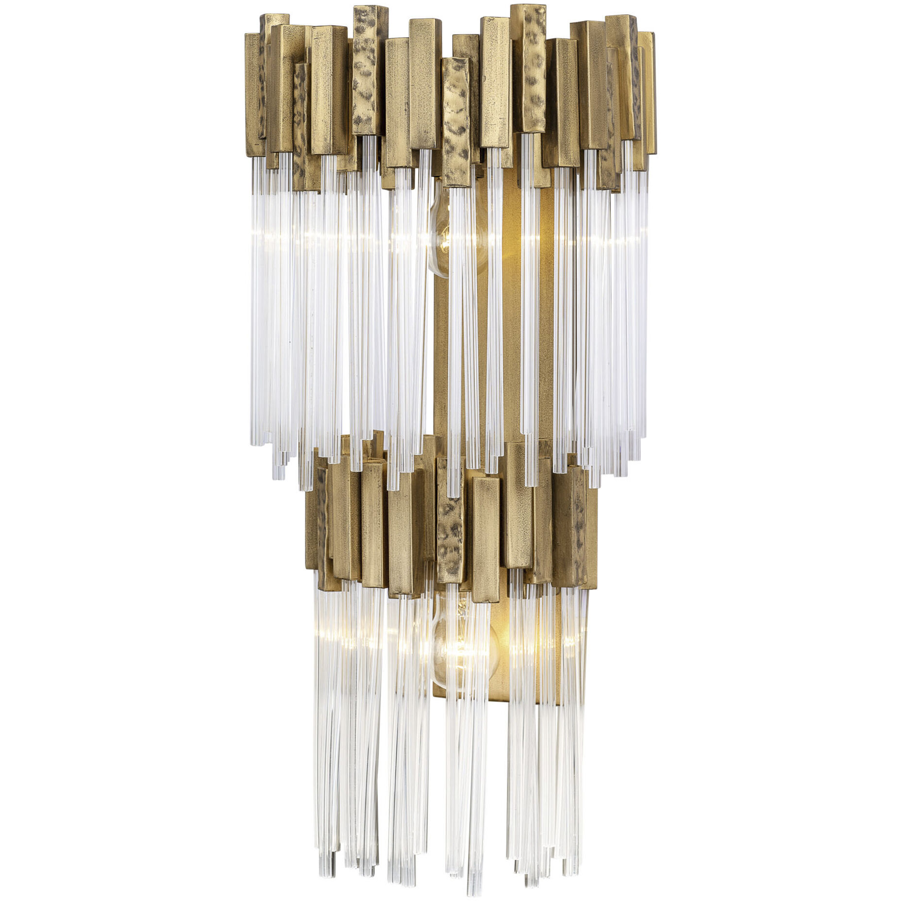 Matrix Sconce Wall Light in Havana Gold