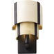 Blonde Moment 1 Light 7.75 inch Matte Black and Honey with Medium Oak Wall Sconce Wall Light