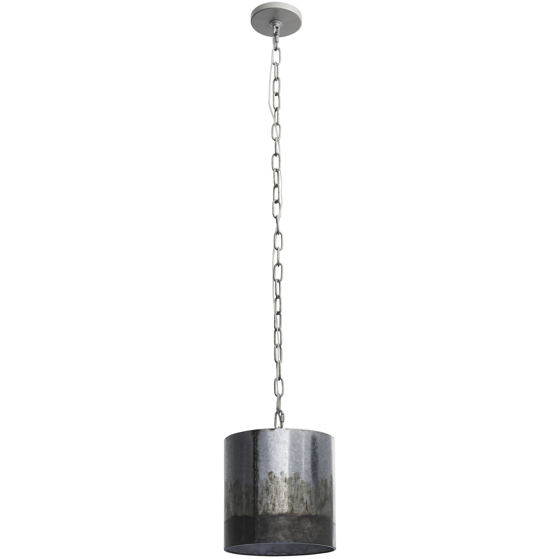 Cannery 1 Light 10 inch Ombre Galvanized Mini Pendant Ceiling Light