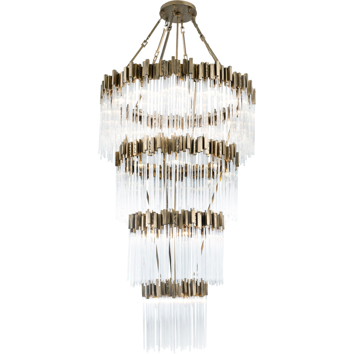 Matrix 30 Light 40 inch Havana Gold Chandelier Ceiling Light