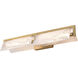 Mingle 2 Light 25.5 inch Satin Brass Bath Vanity Light Wall Light